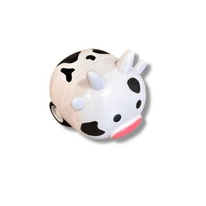 Eikoh Animal Zoo Pull Back Car Cow 64  1-1/2” Excellent Condition